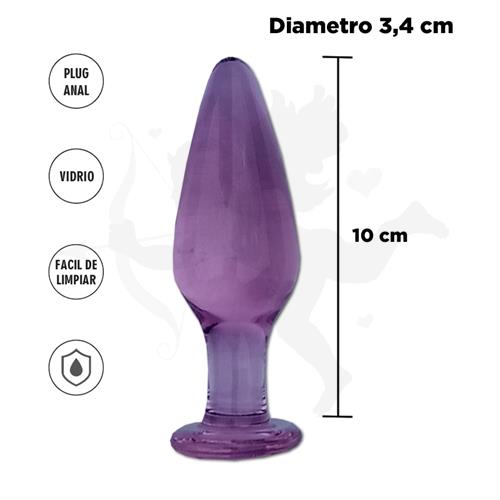 Dilatador anal de vidrio templado